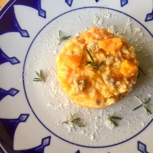 Butifarra y Risotto de Calabazas